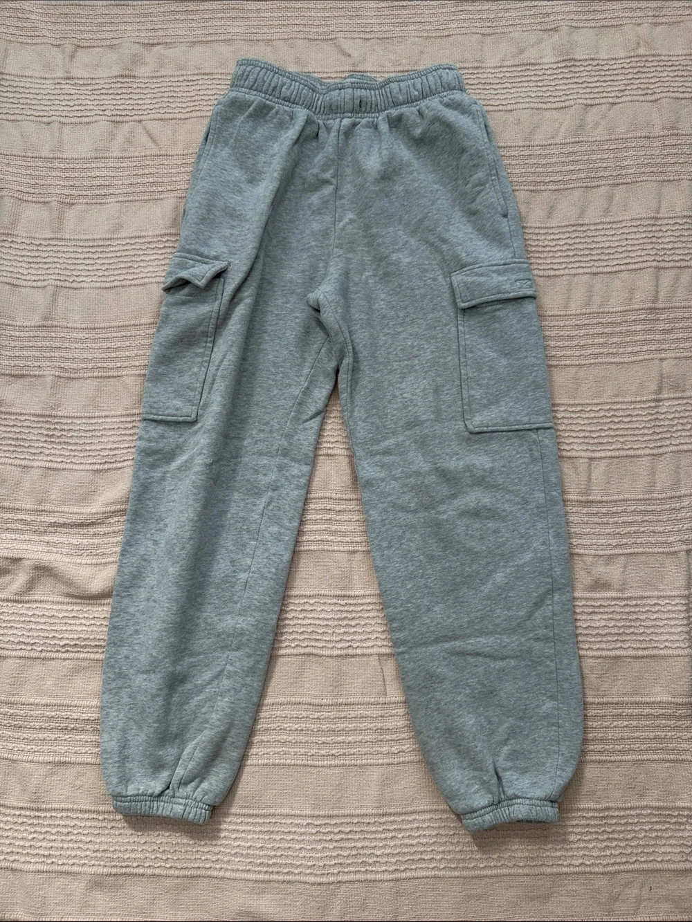 Zara Grey Kids Cargo Joggers with Elastic Cuffs